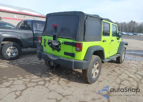 2012 Jeep Wrangler Unlimited Sport from USA, damaged, VIN 1C4BJWDG1CL263262